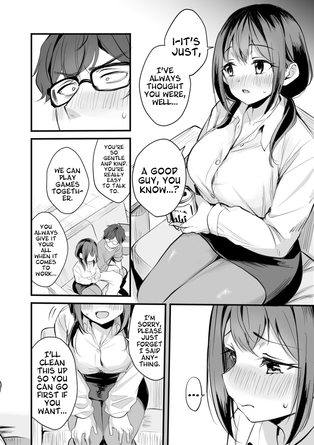 Hentai Manga Comic-In A Rented Office With Yuzuka-Read-11